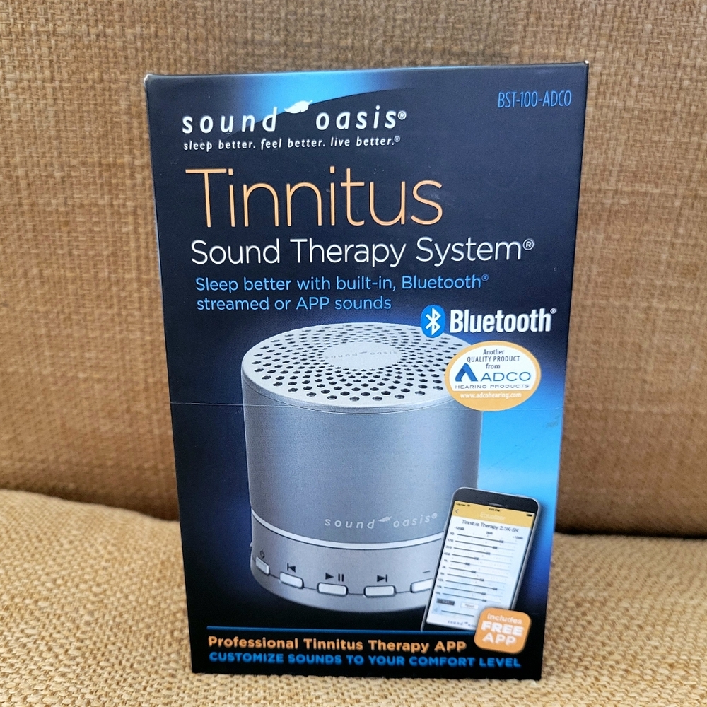 Silver Tinnitus Sound Therapy Speaker